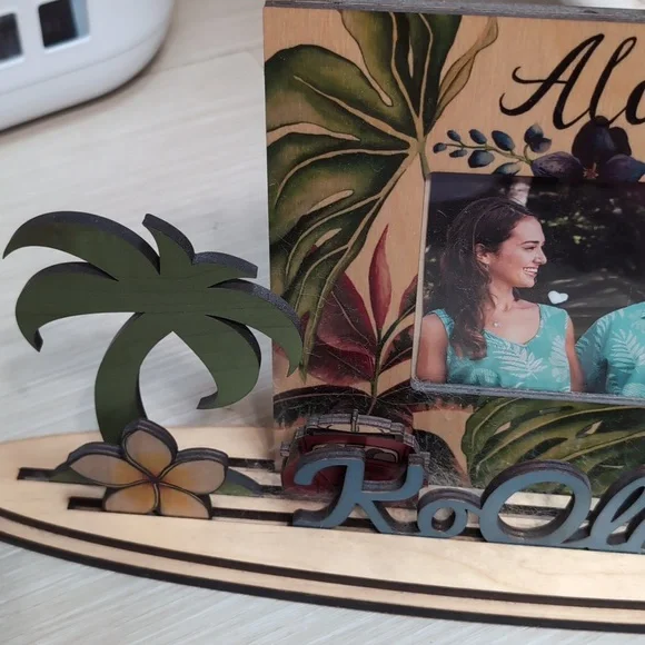 Aloha Tropical Photo Frame - Picture 2 of 3